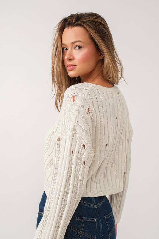 Adalynn Crop Sweater