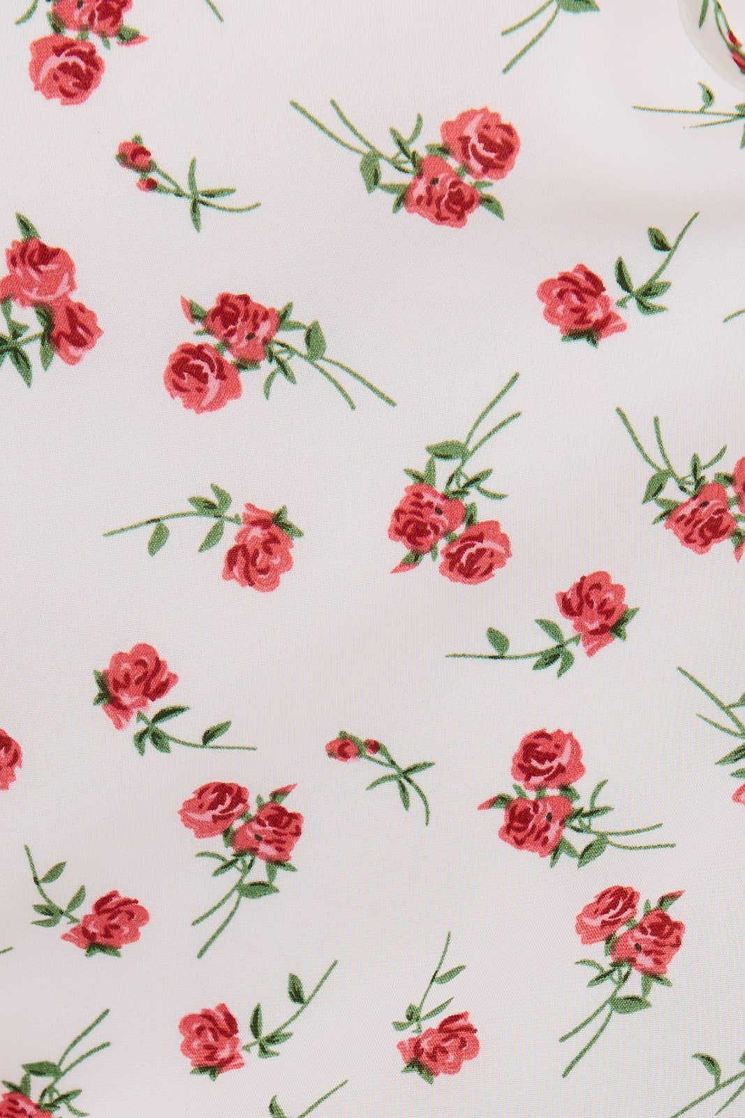 Red Floral Mini Dress