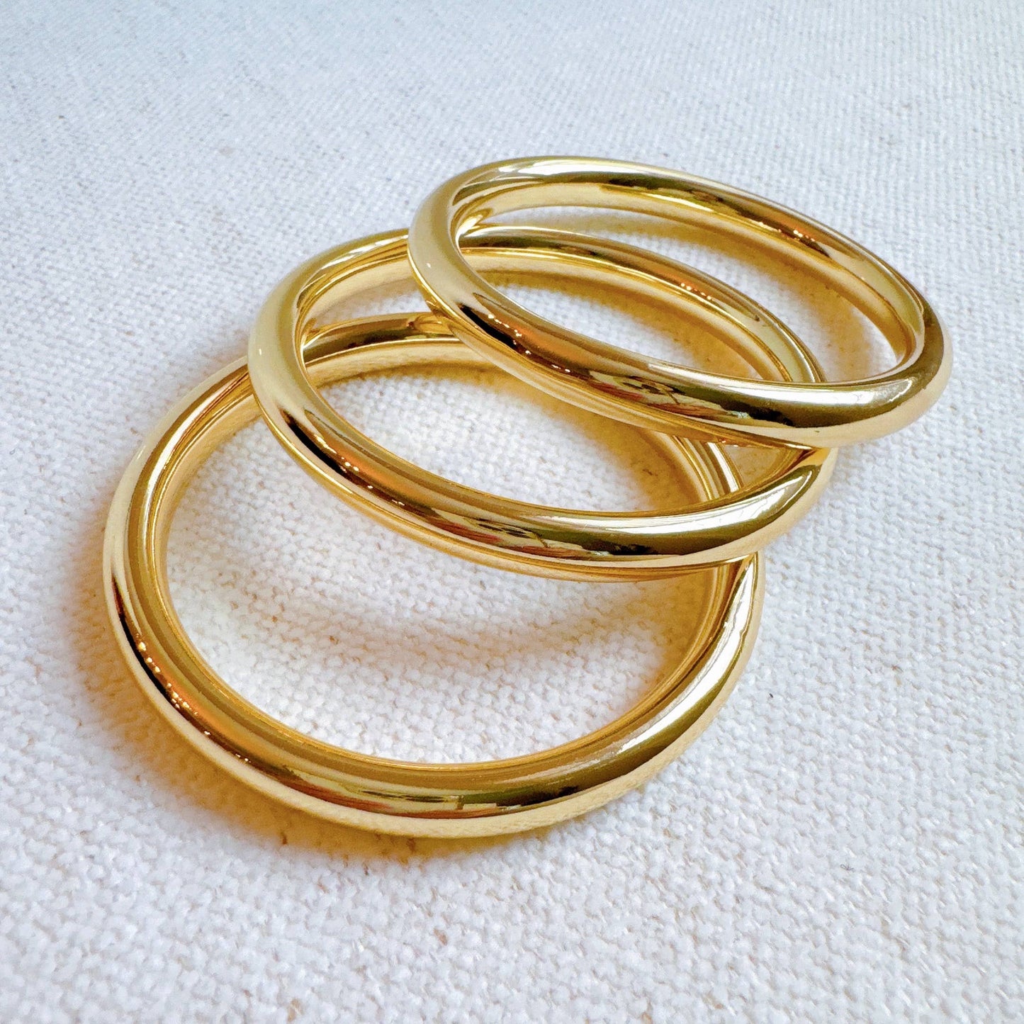 Golden Stack Bangle Set