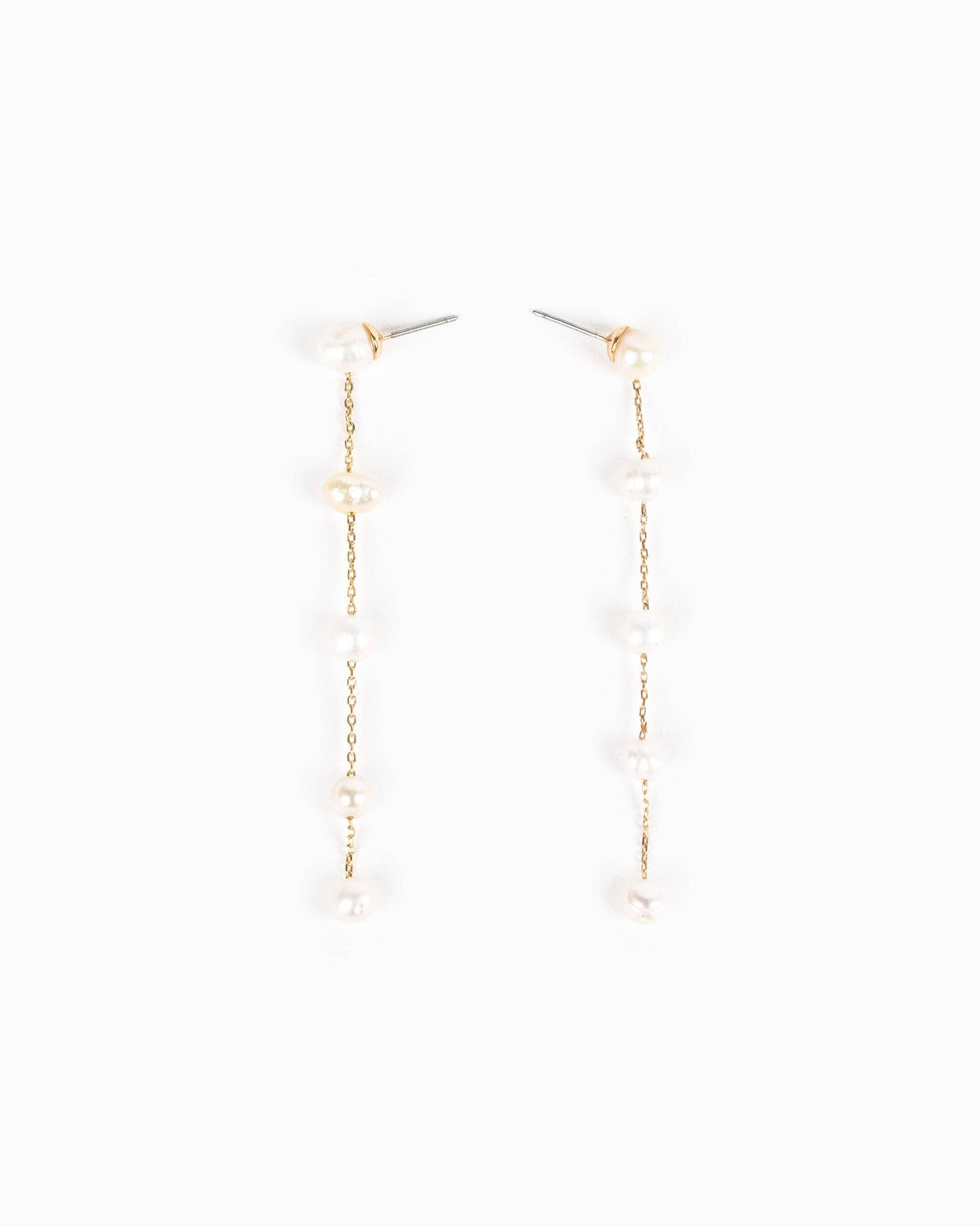 Freshwater Pearl by the Yard Drop Earrings