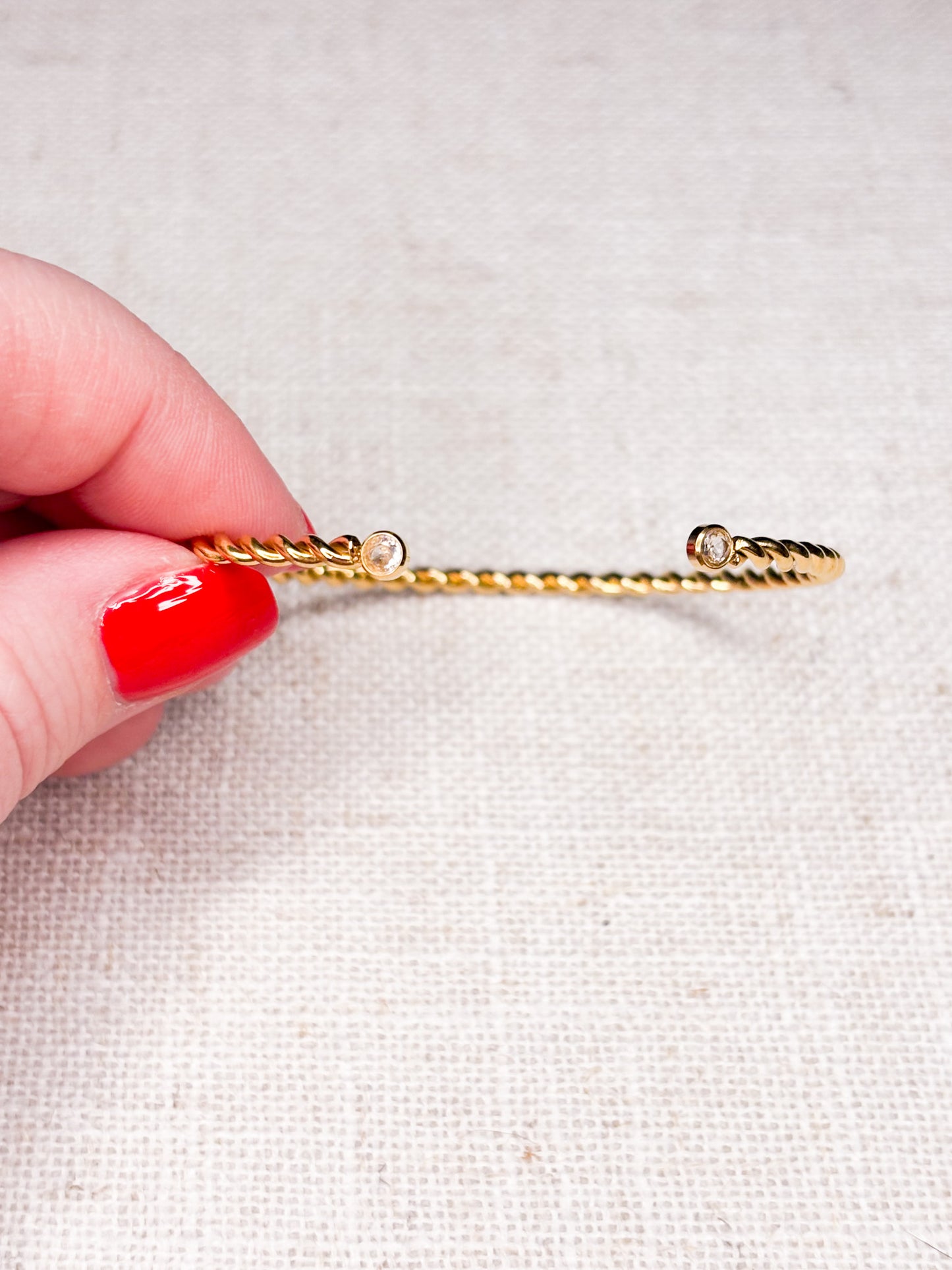 Slim Open Bangle Bracelet