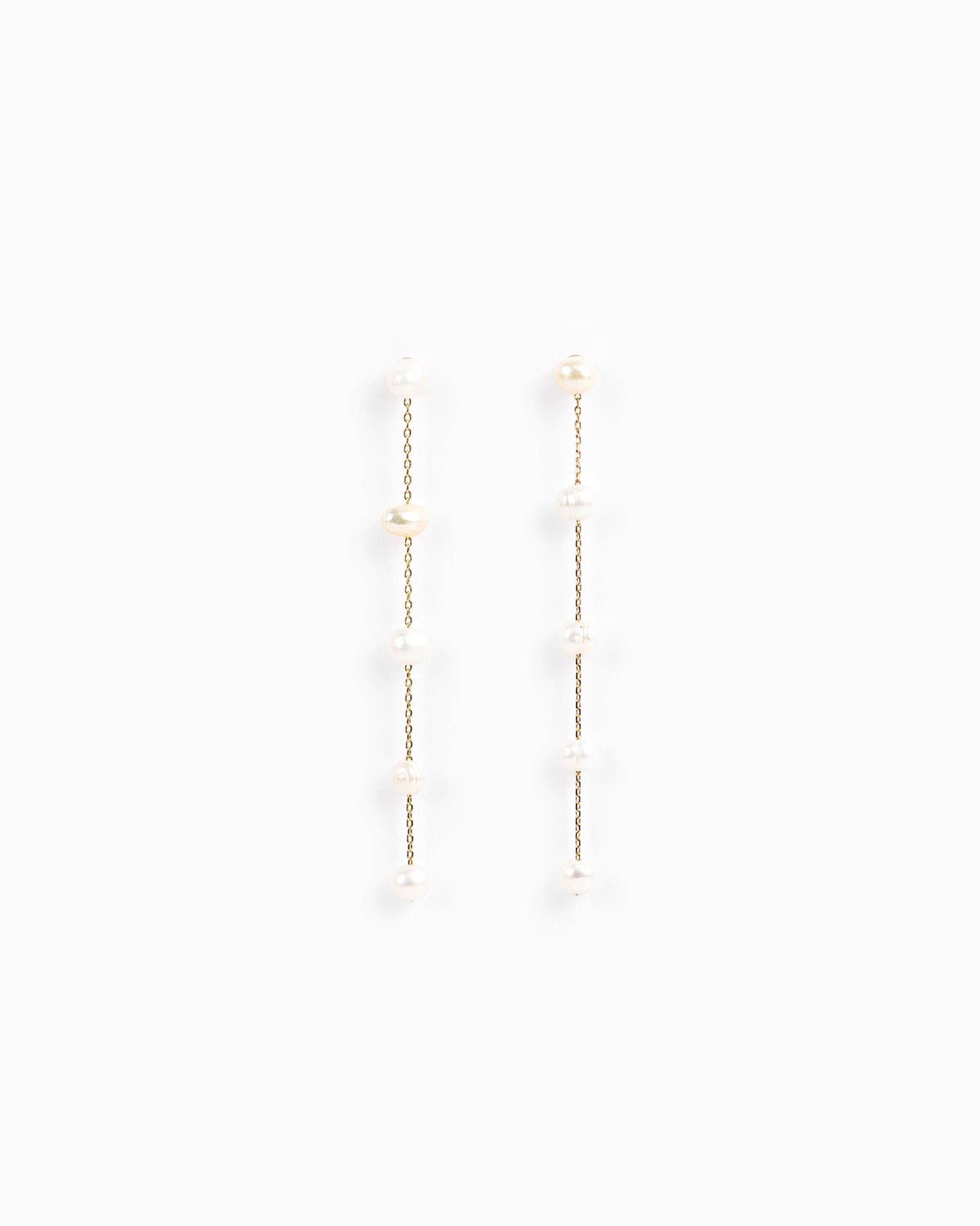 Freshwater Pearl by the Yard Drop Earrings