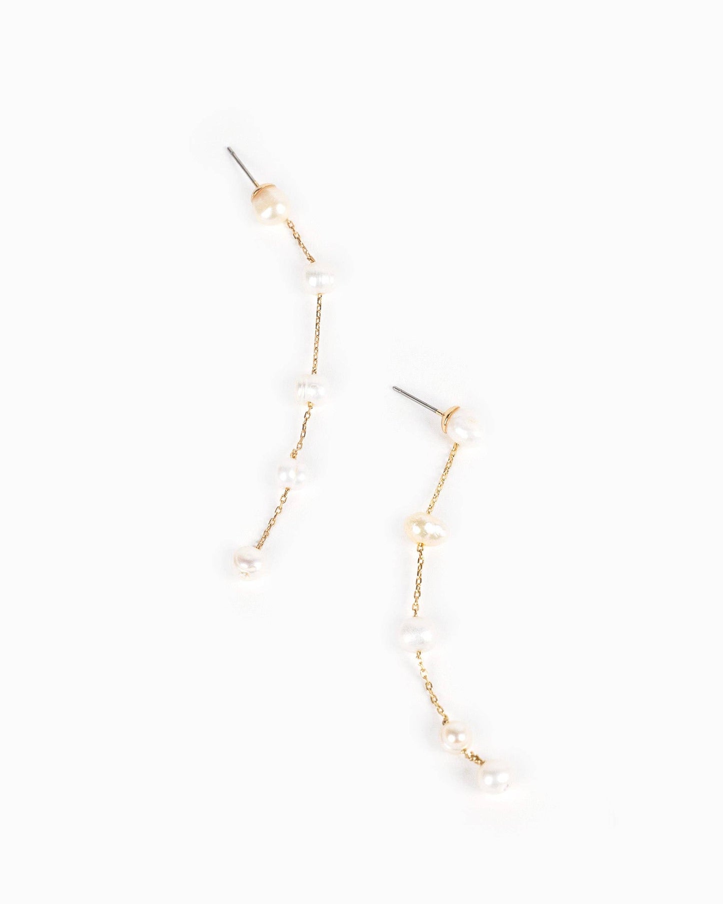 Freshwater Pearl by the Yard Drop Earrings