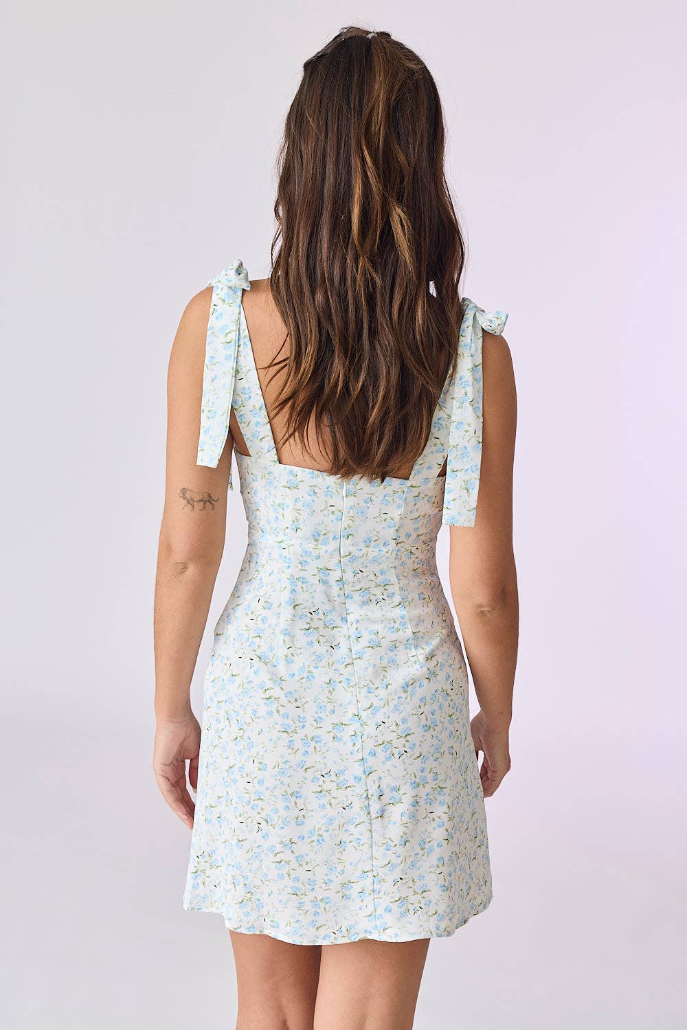 Sophie Tie-Shoulder Mini Dress