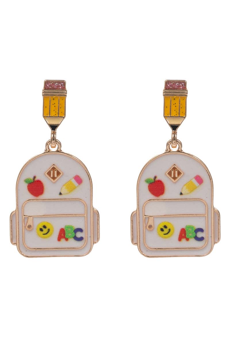 Backpack Earrings