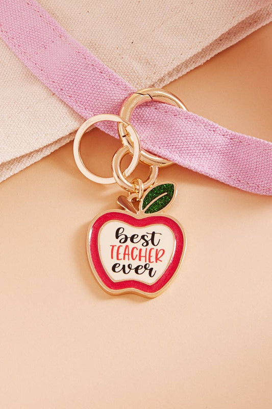 Best Teacher Ever Keychain
