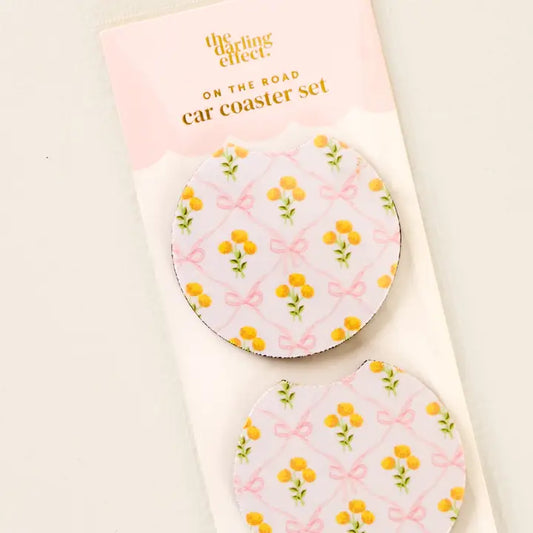 Marigold Lane Pink Coaster