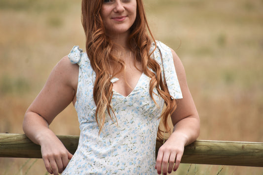 Sophie Tie-Shoulder Mini Dress
