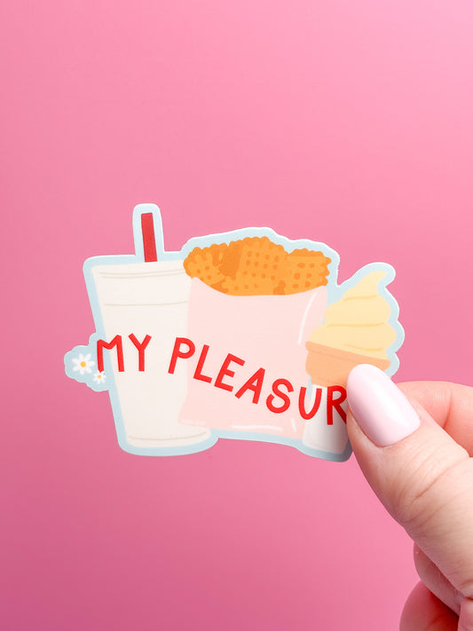 My Pleasure Decal Sticker
