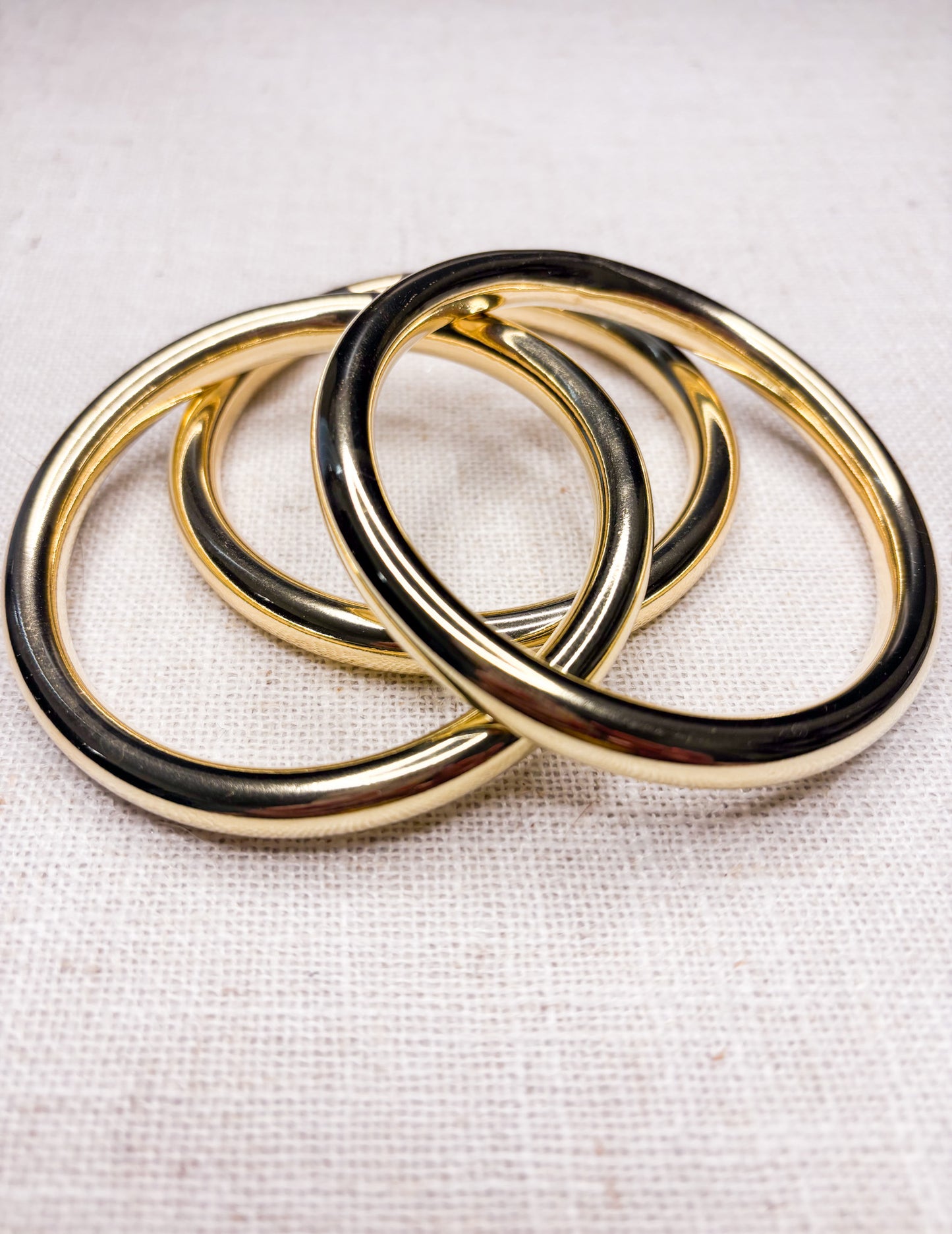 Golden Stack Bangle Set
