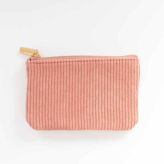 Peony Corduroy Coin Pouch