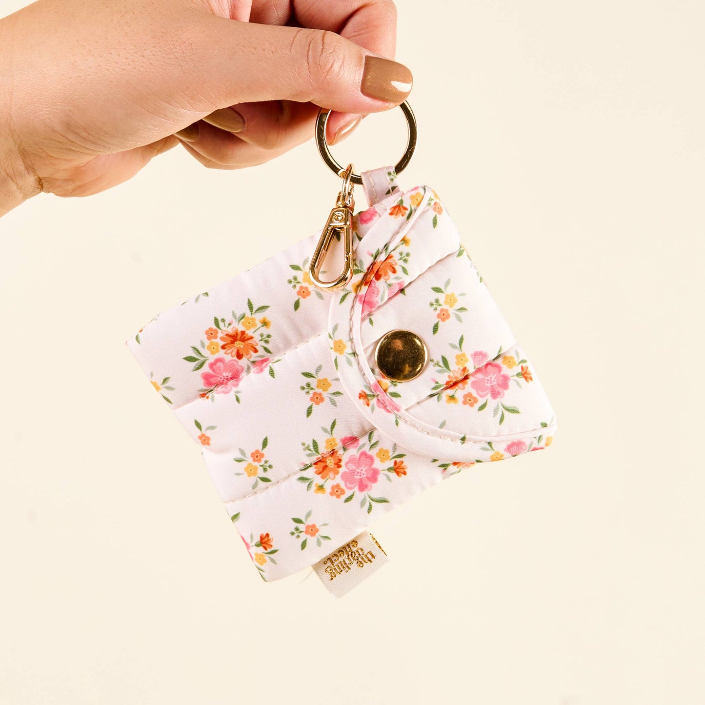 Puffy Earbud Case Keychain