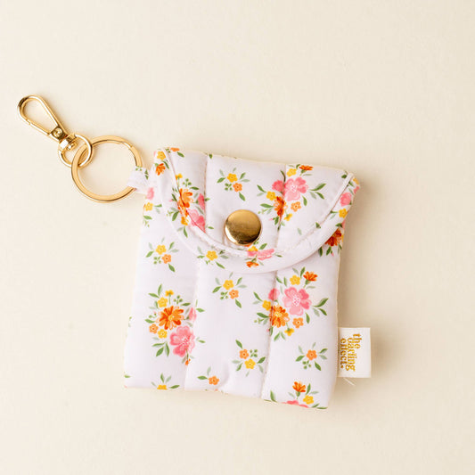Puffy Earbud Case Keychain