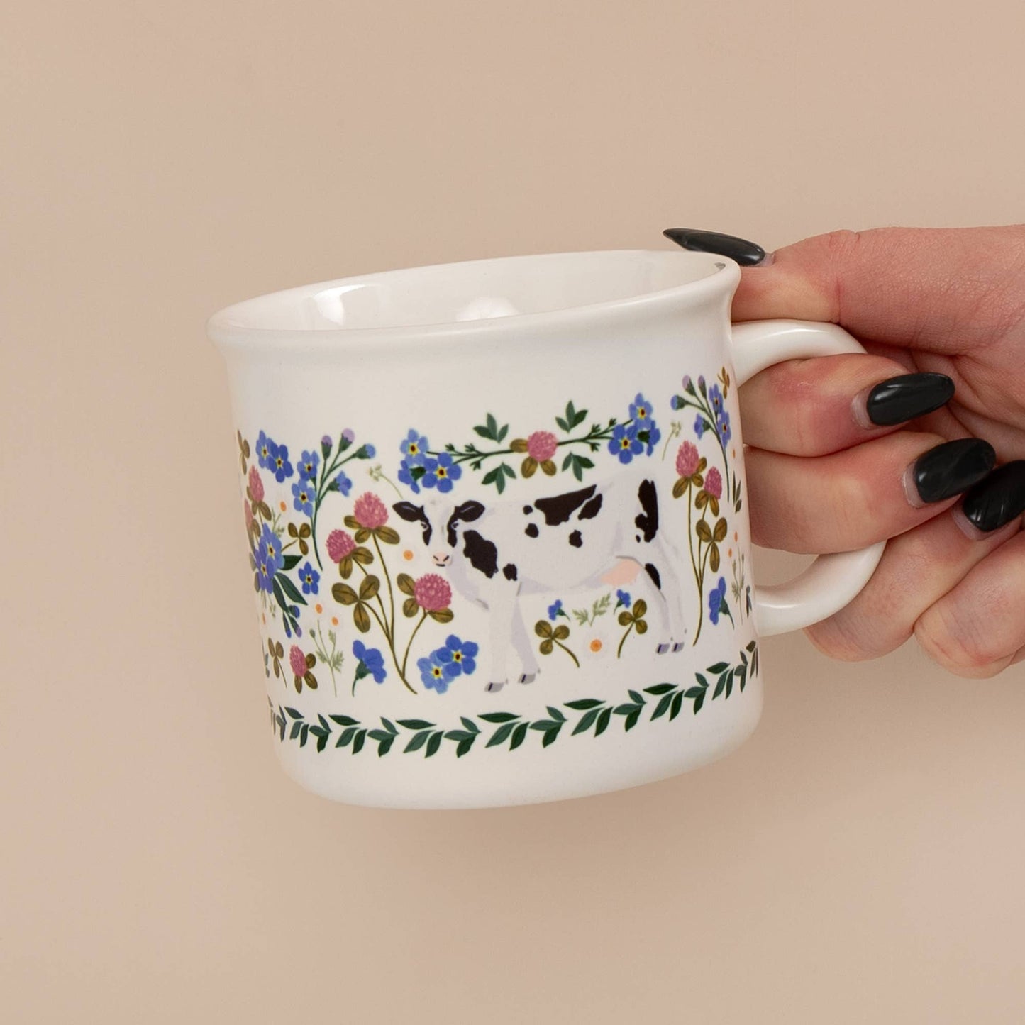 Cow Floral Mug