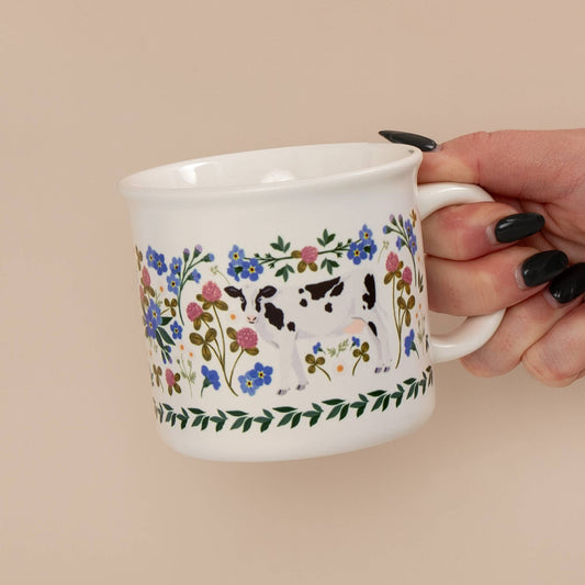 Cow Floral Mug