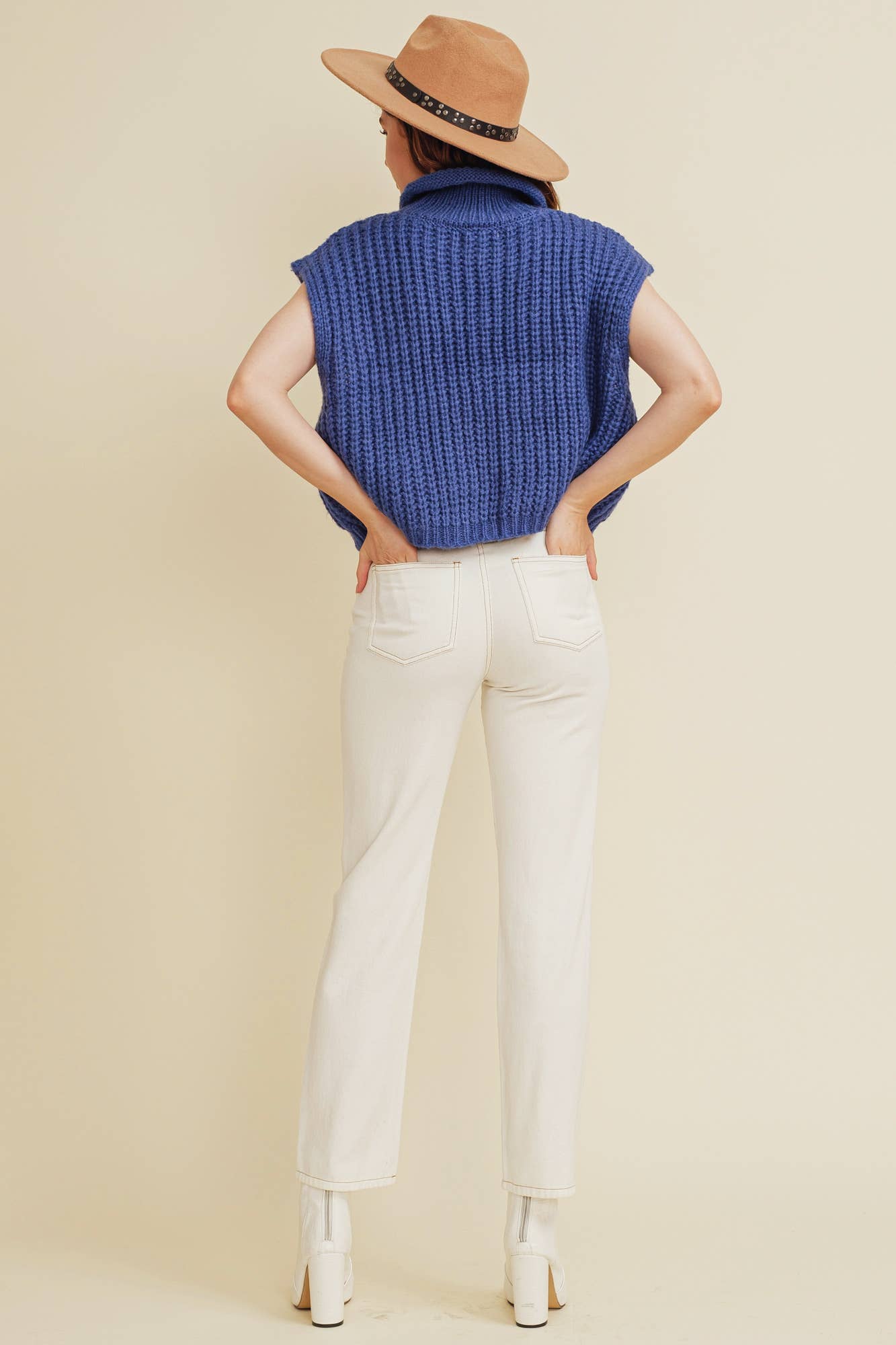 Cable Knit Turtle Neck Sweater