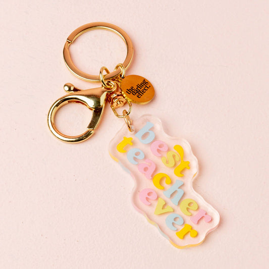 Best Teacher Ever Keychain